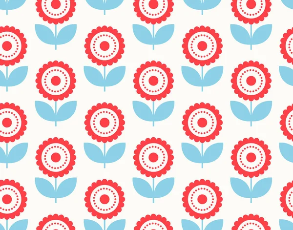 Seamless floral pattern — Stock Vector