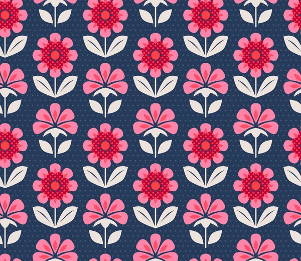 Seamless floral pattern — Stock Vector