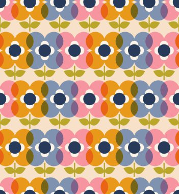 Çiçeklerle kusursuz desen