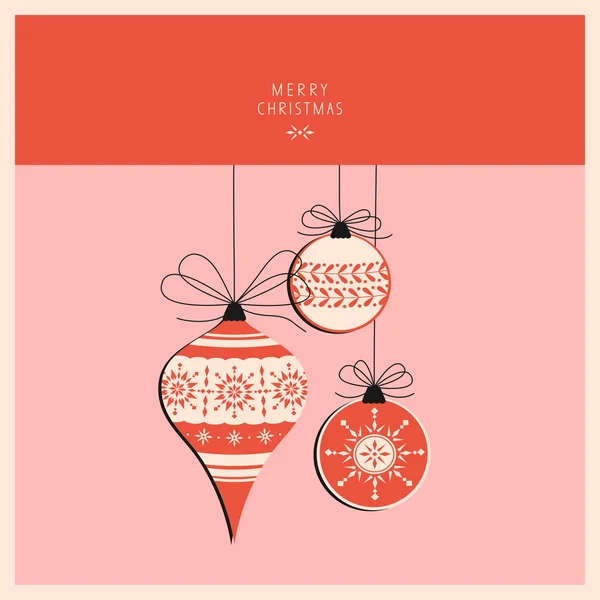 Design de cartão de Natal —  Vetores de Stock
