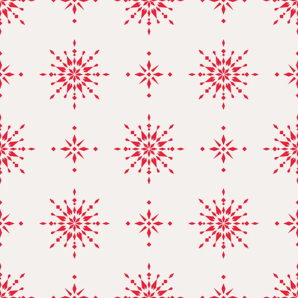 Motif de Noël sans couture avec des ornements scandinaves — Image vectorielle