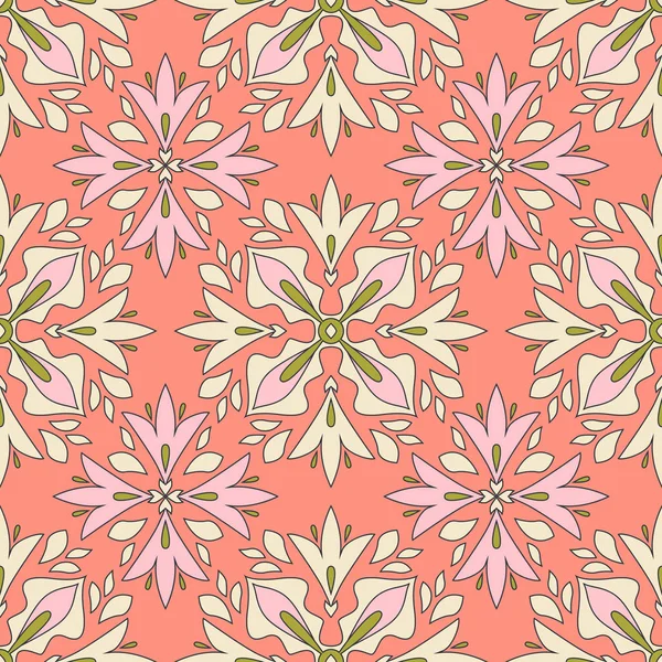 Patrón vintage floral sin costuras — Archivo Imágenes Vectoriales