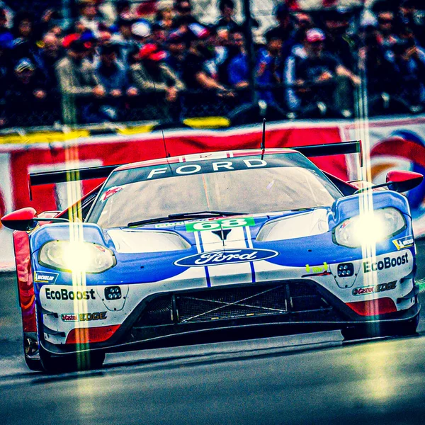 Le Mans / Fransa - 15-16 Haziran 2019: 24 saat Le Mans, Araba Isıtma Turu 24 saat Le Mans - Fransa