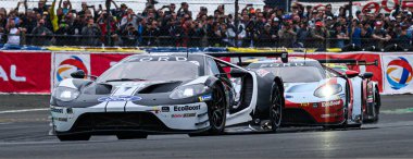 Le Mans / Fransa - 15-16 Haziran 2019: 24 Le Mans treni, 24 saat Le Mans yarışı için 15 saat sonra kalkıyor.