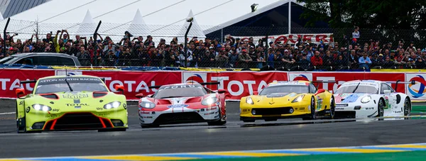 Le Mans / Fransa - 15-16 Haziran 2019: 24 Le Mans treni, 24 saat Le Mans yarışı için 15 saat sonra kalkıyor.
