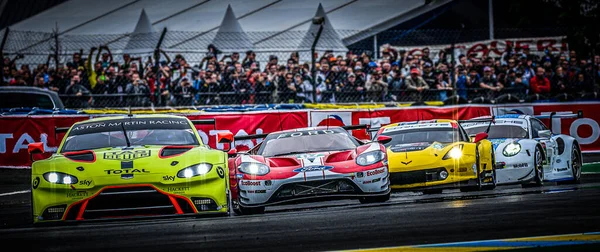 Le Mans / Fransa - 15-16 Haziran 2019: 24 Le Mans treni, 24 saat Le Mans yarışı için 15 saat sonra kalkıyor.