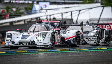 Le Mans / Fransa - 15-16 Haziran 2019: 24 saat Le Mans, Larbre Rekabet Takımı, Ligier JS P217 LMP2, 24 saatlik Le Mans Yarışı - Fransa