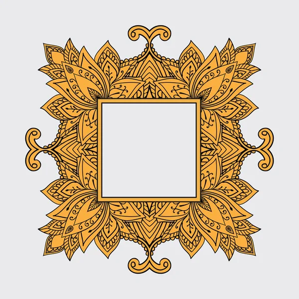 Adornos elegantes Encaje Mandala . — Vector de stock