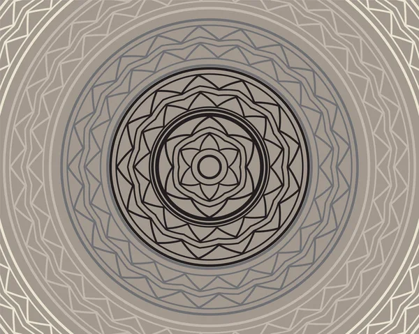 Elegant ornamenten Lace Mandala — Stockvector