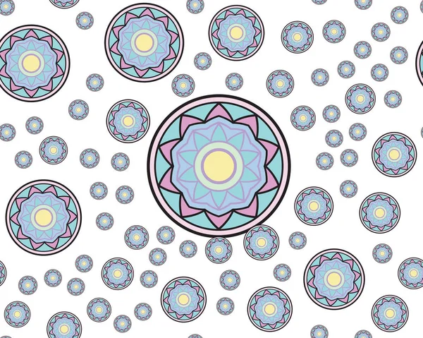 Elegant ornamenten Lace Mandala — Stockvector