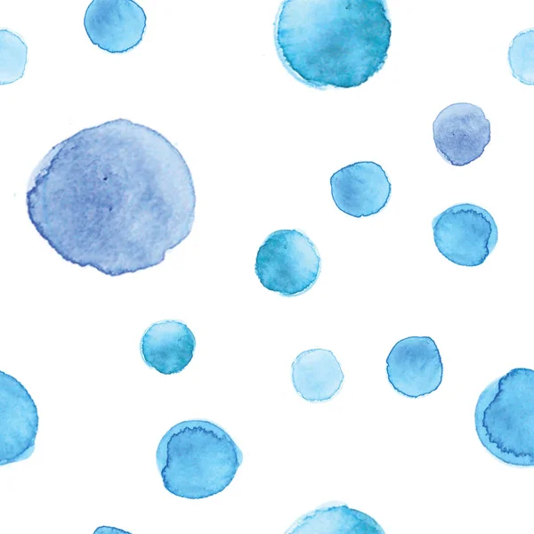Pintura hecha a mano acuarela azul mar, textura de papel — Foto de Stock