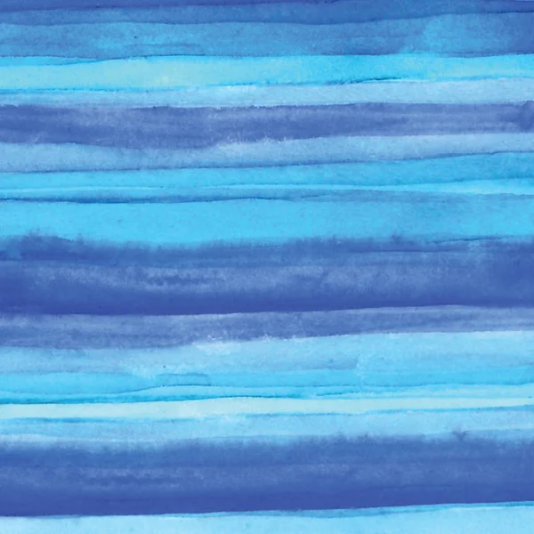 Handmade schilderij aquarel blauwe zee, papier textuur — Stockfoto