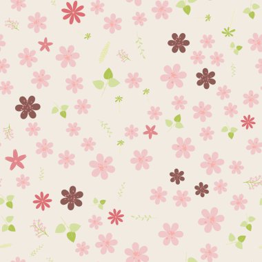 Vintage romantik vektör trendy seamless modeli