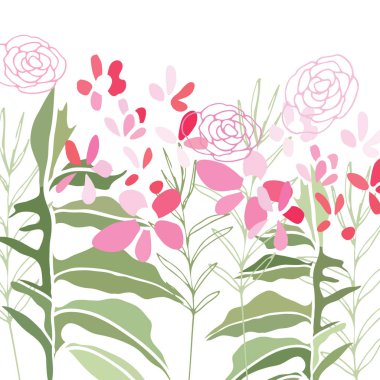 yaz çiçek kompozisyon