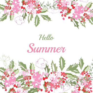 yaz çiçek kompozisyon