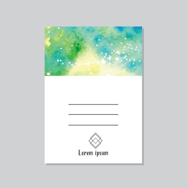 suluboya kağıdı üzerinde boya lekeleri