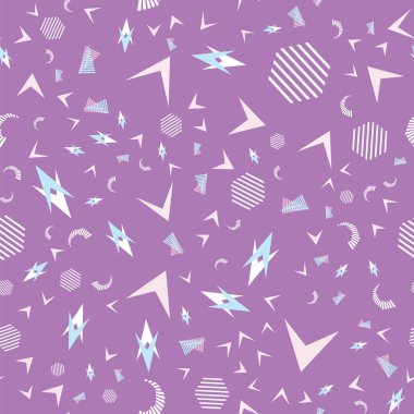 Komik desen, memphis tarzı.