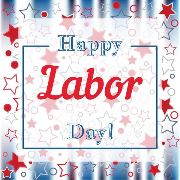 Holiday greetings illustration Labor Day