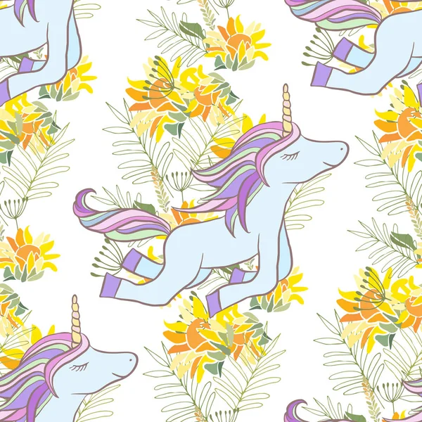 Estilo retrô Ilustração com flores e animais —  Vetores de Stock