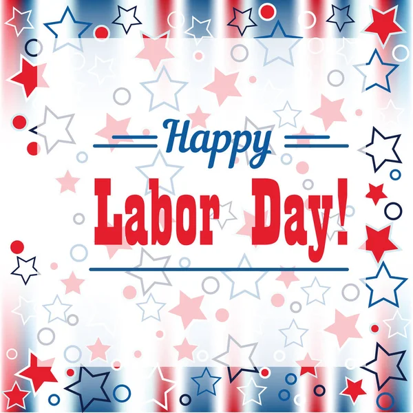 Holiday greetings illustration Labor Day