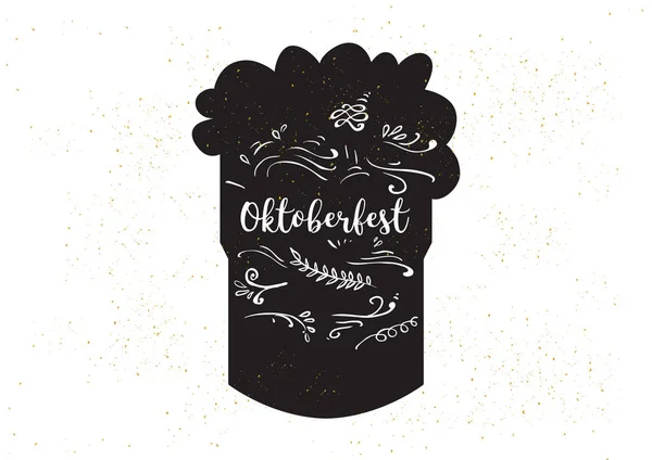 Férias saudações ilustração Oktoberfest —  Vetores de Stock