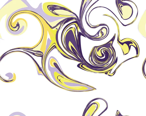 Mardi Gras motif de marbre de ligne sans couture, illustration vectorielle — Image vectorielle