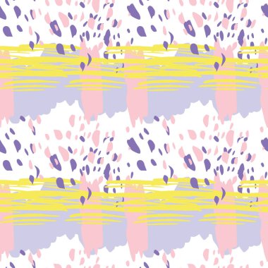 Retro vintage 80 Memphis tarzı moda illüstrasyon