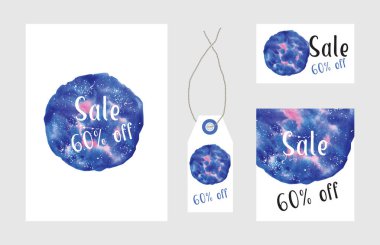 Sulu Boya lekeleri suluboya kağıdı üzerinde boya sanatı