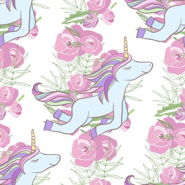 Çiçekler ve hayvanlarla geçmişe dönük illüstrasyon