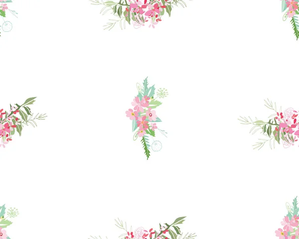 Composición flor verano — Archivo Imágenes Vectoriales