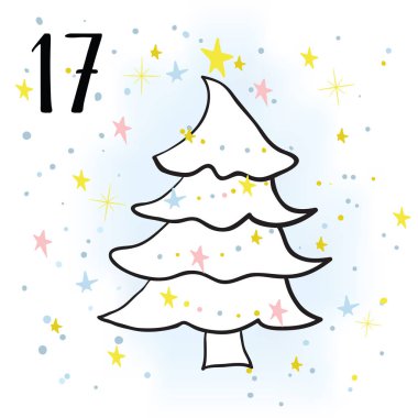 Varış takvim resimde Noel beklediğiniz için.