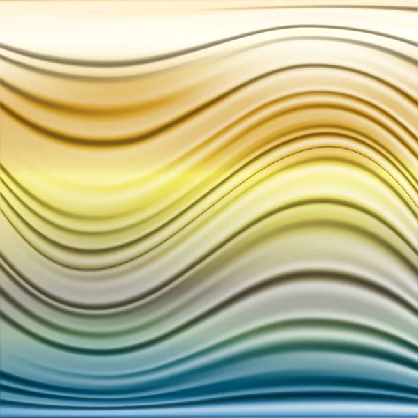 流れるようなラインと波と抽象的な背景. — ストックベクタ