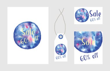 Sulu Boya lekeleri suluboya kağıdı üzerinde boya sanatı