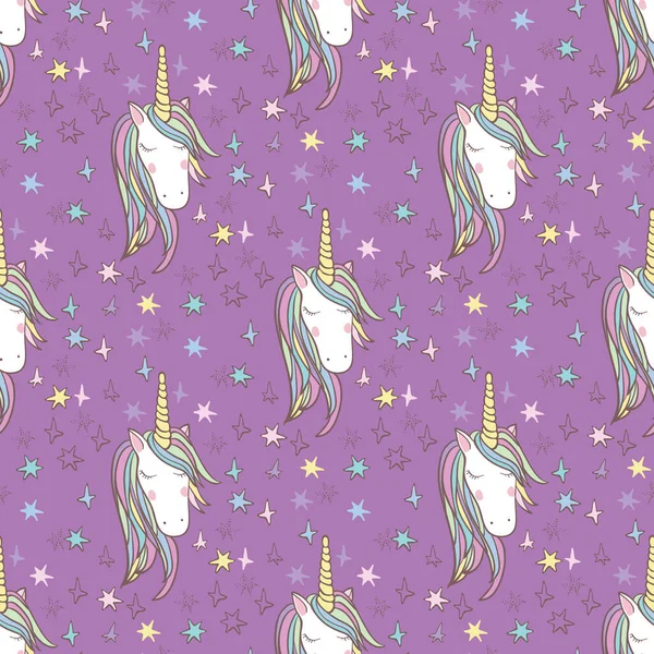 Unicorn Rainbow seamless pattern — Stock Photo, Image