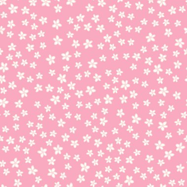 Çiçekli Süslerle El Çizimi Kusursuz Arkaplan