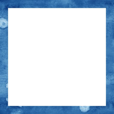 Fotoğraf ya da Metin Sanat Albümü Renkleri için Güzel Suluboya Dokuma Kare Çerçevesi