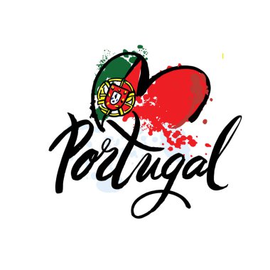 Bağımsızlık günü. Bayrak bir fırça ile boya ile boyanmış. Eski bayrağı.