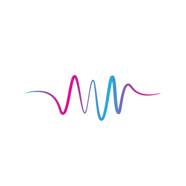 Wave Line Music, Audio Spectrum, Sound Equalizer Vector — Stock Vector