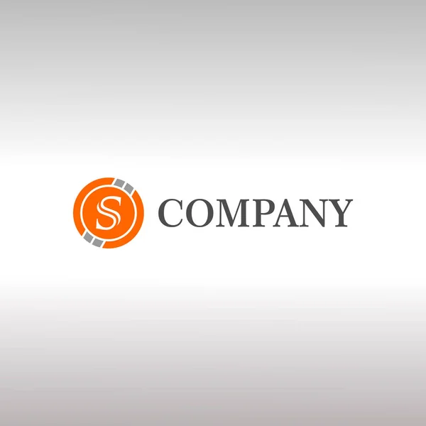 S Harfi Alfabetik Logo Tasarım Şablonu, Şifreleme Curency Logo Ortaklığı — Stok Vektör