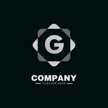 G harfi alfabetik logo kavramı