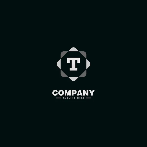 Letter T Alfabetisch logo concept — Stockvector