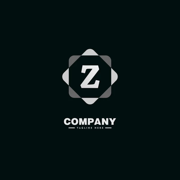 Letter Z Alphabetic Logo Concept — Stock Vector