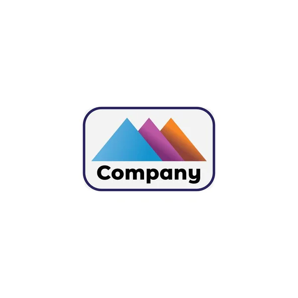 Outdoor Sport Logo Design Template, Kleurrijk Logo Concept — Stockvector