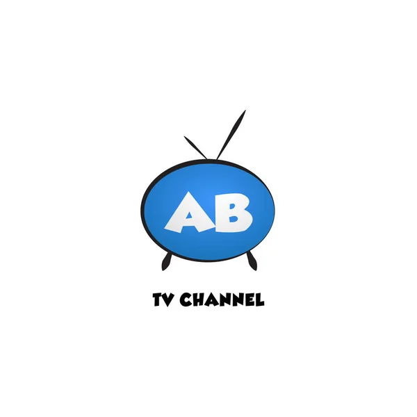 TV Transmisión en vivo, Televisión en línea, Web TV, Simple y Limpio L — Archivo Imágenes Vectoriales