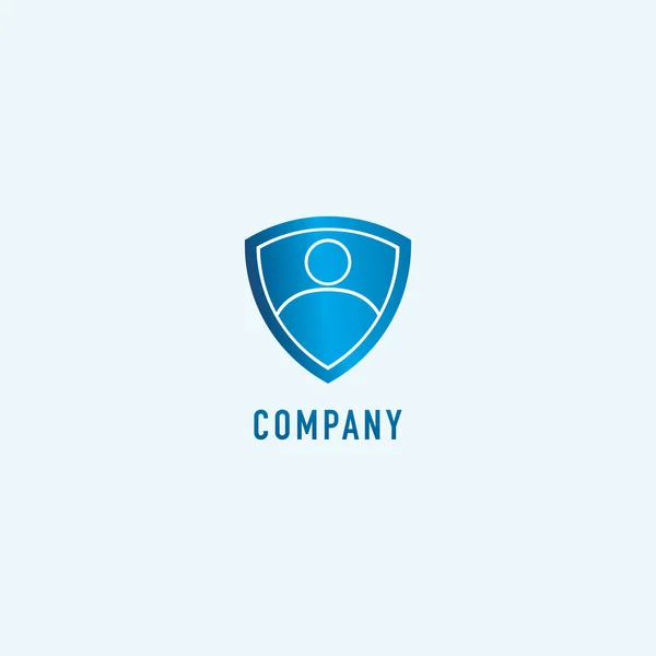 Plantilla de diseño de logotipo de seguridad de datos personales, seguridad digital, S — Vector de stock