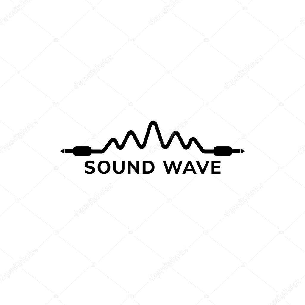Speaker Sound Logo Concept, Audio Signal Design Template, Colorful, Orange, Blue Purple Gradation, Picrotial Mark Logotype, Audiophile, Music Equipment, Vector EPS 10