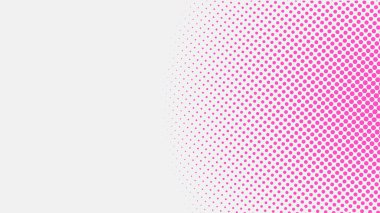 Renkli Pinky Yarım Tonlama Tasarım Şablonu, Pop Art, Soyut Noktalar Resim, Klasik Doku Elemanı, Pembe Beyaz Çekim, Yuvarlak Şekil, Polka noktalı, polkadot, Vector Eps 10