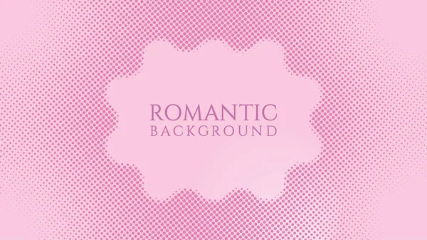 Halftone Frame Background Design Template, Pop Art, Colorful Abstract Dots Pattern Illustration, Vintage Texture Element, Pinky Pink Gradation, Romantic Colors, Valentine Day, Polka-dotted, polkadot, Διάνυσμα Eps 10 — Διανυσματικό Αρχείο