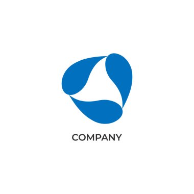 Su döngüsü çiziminin soyut sıçraması. Beyaz arka planda izole edilmiş geri dönüşüm logosu kavramı. Suyu sakla, okyanus logosu tasarım şablonunu koru. 