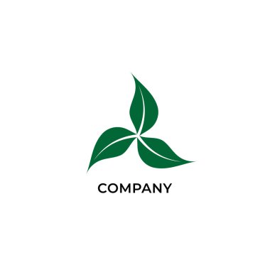 Soyut yaprak girdap çizimi. Beyaz arka planda izole edilmiş doğa logosu, dünyayı kurtar. Gezegenimizi kurtarın. Geri dönüşüm logo tasarım şablonu.